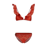 Zimmermann Red Polyamide Bikini